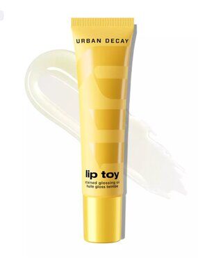 Urban Decay Lip Toy PH Staining Lip Oil | Pop Off (clear golden) | NEW MAKEUP